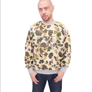 CROOKS & CASTLE MEN'S LAY'EM DOWN KNIT CREWNECK